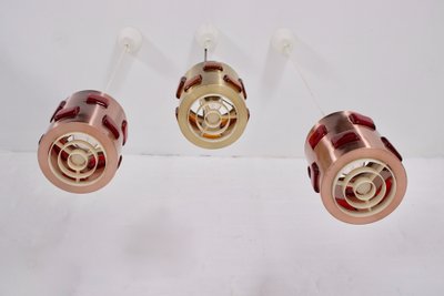 Set of three Swedish pendant lights