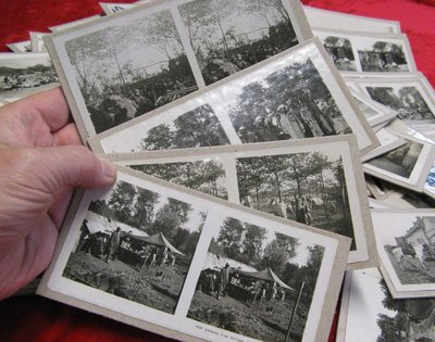 World War 14/18. Lot of 85 Stereoscopic Photo Views