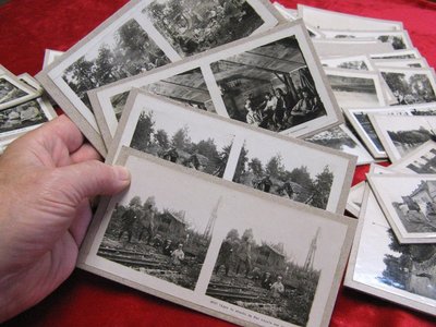 World War 14/18. Lot of 85 Stereoscopic Photo Views