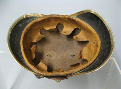 Feuerwehrhelm Aus Dem Zweiten Reich Krieg Von 14/18. Bremen WWI.
