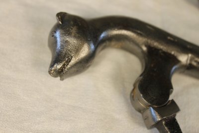 Wrought iron door knocker in the Haute Epoque style, complete 19th century