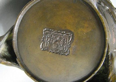 Bruciaprofumi in bronzo periodo Meiji Giappone Fine XIX secolo.