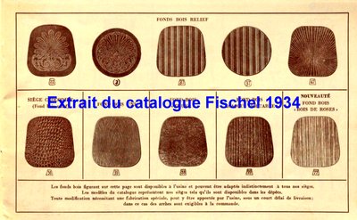 Set von 6 Bistrostühlen FISCHEL Frankreich 1932- Seltene Holzsitze- No Thonet, No Baumann