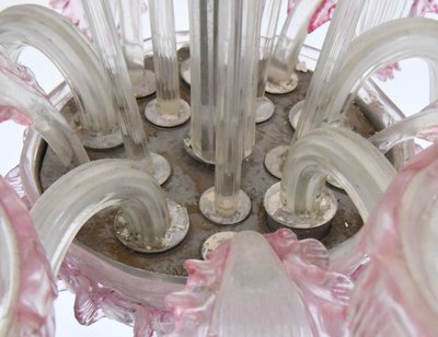 Murano blown glass chandelier