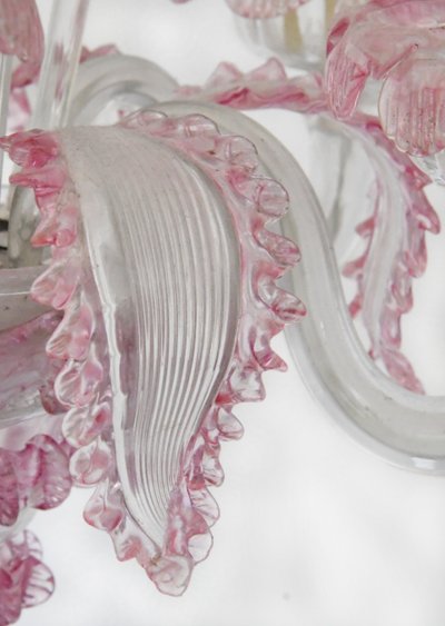 Murano blown glass chandelier