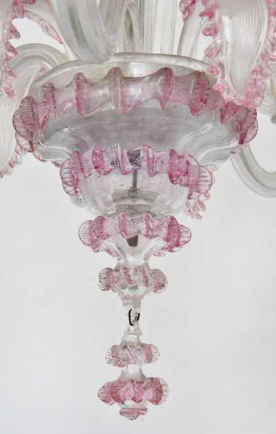 Murano blown glass chandelier