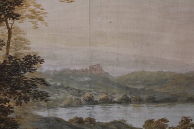 Large canvas painted in the Hubert Robert style, early 20th century