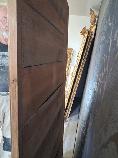 Engraved restoration period mirror 178 x 104