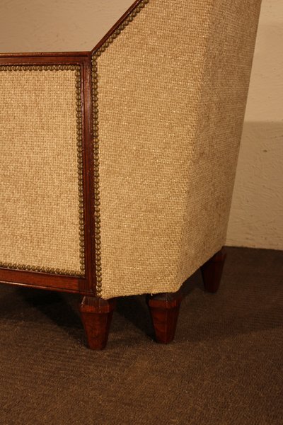 Paire de fauteuils art déco