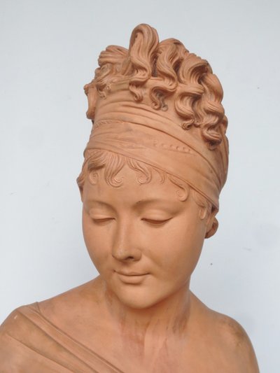 Portrait of Juliette Récamier, terracotta after Joseph Chinard.  