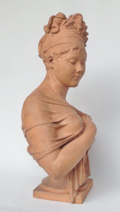 Portrait of Juliette Récamier, terracotta after Joseph Chinard.  