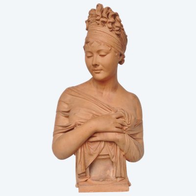 Portrait of Juliette Récamier, terracotta after Joseph Chinard.  