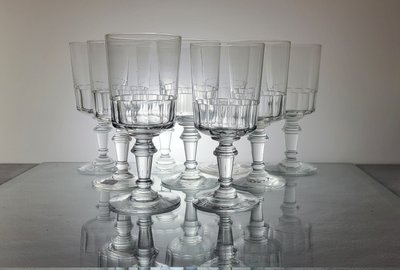 9 bicchieri da acqua/vino Mirabeau