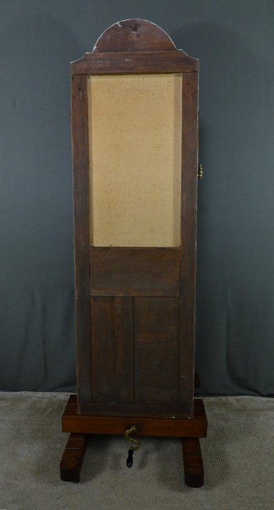 Specchio in legno dipinto Trumeau, stile Luigi XV - Prima metà del XX secolo