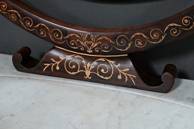 Coiffeuse en Palissandre et Marqueterie, époque Charles X – Début XIXe