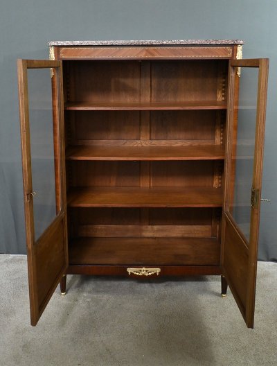 Libreria in palissandro e mogano, stile Luigi XVI - Inizio XX secolo