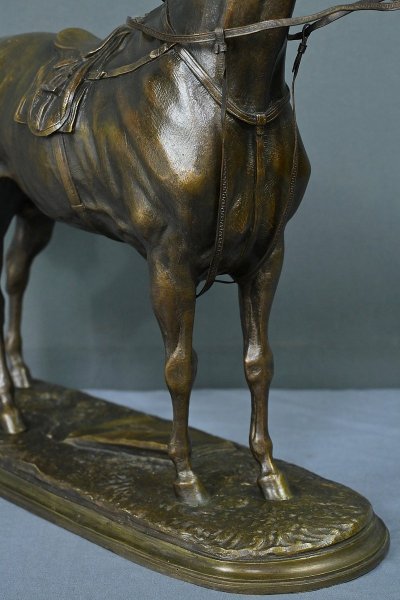 Cavallo "Saucebox" in bronzo, di P. Lenordez - seconda metà del XIX secolo