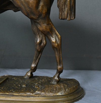Cavallo "Saucebox" in bronzo, di P. Lenordez - seconda metà del XIX secolo