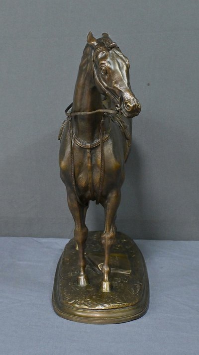 Cavallo "Saucebox" in bronzo, di P. Lenordez - seconda metà del XIX secolo