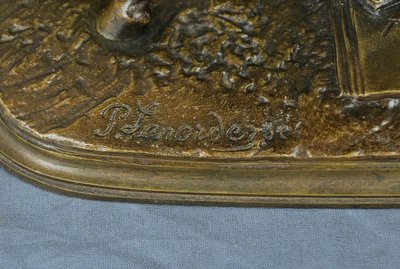 Cavallo "Saucebox" in bronzo, di P. Lenordez - seconda metà del XIX secolo