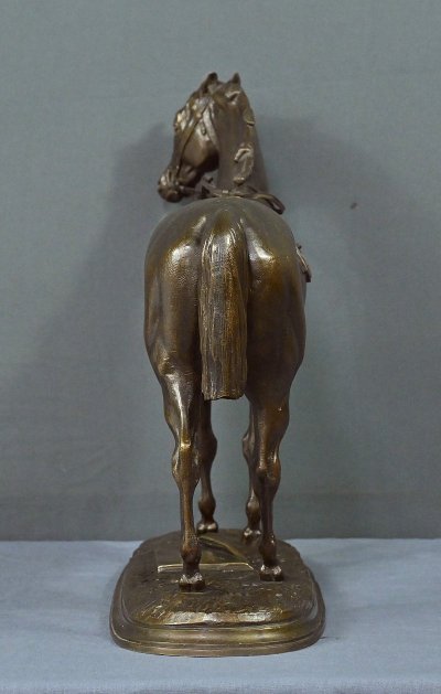 Cavallo "Saucebox" in bronzo, di P. Lenordez - seconda metà del XIX secolo