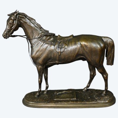 Cavallo "Saucebox" in bronzo, di P. Lenordez - seconda metà del XIX secolo