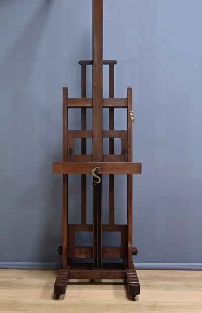 Chevalet d’Atelier Double-Face en Chêne – Milieu XIXe