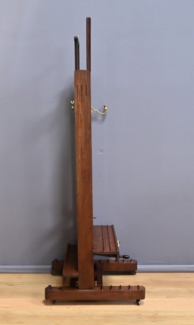 Chevalet d’Atelier Double-Face en Chêne – Milieu XIXe