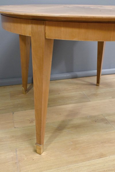 Table 4 à 10 Couverts en Merisier – 1950