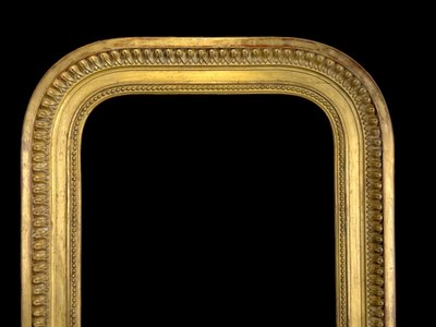 ANCIENT 19th CENTURY FRAME IN WOOD AND GILDED STUC SCULPTTED FOR PAINTING 46 CM X 34 CM