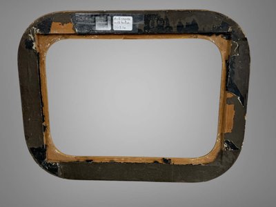 ANCIENT 19th CENTURY FRAME IN WOOD AND GILDED STUC SCULPTTED FOR PAINTING 46 CM X 34 CM