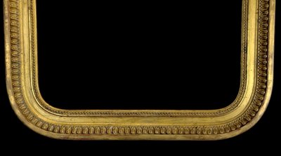 ANCIENT 19th CENTURY FRAME IN WOOD AND GILDED STUC SCULPTTED FOR PAINTING 46 CM X 34 CM