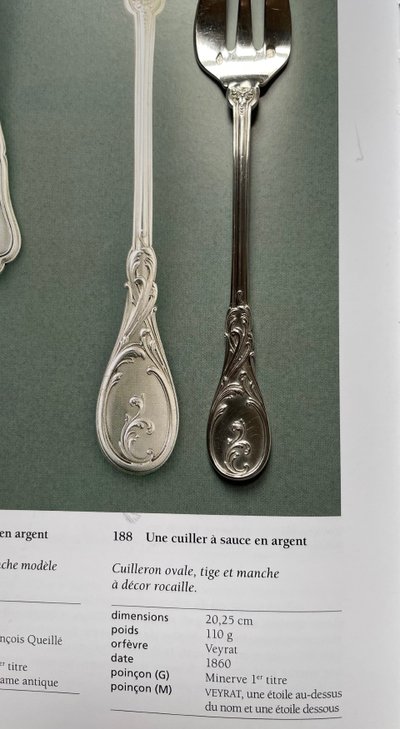 12 oyster forks.