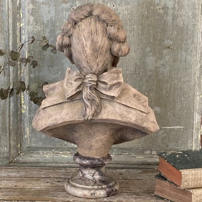 Busto di bambino in terracotta XIX secolo