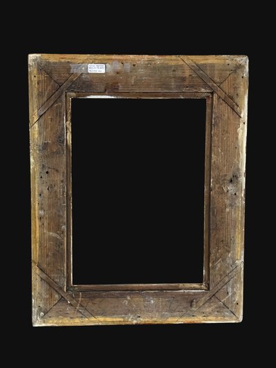ANCIENT GILDED WOOD AND STUC FRAME FOR PAINTING 46.5 cm x 34 cm ( BEAUTIFUL GILDING )