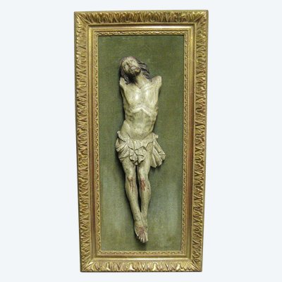 Christ in 18th century carved wood.