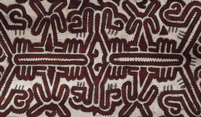 Tapa, Ozeanische Kunst, Tribal Art, Frühe Neuzeit, Ozeanien, Papua Neuguinea, Stoff, 124 x 62
