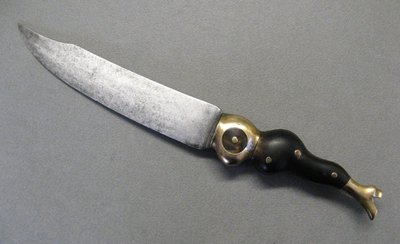 Couteau De Corporation à Corps De Femme XIXe.
