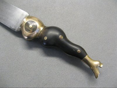 Couteau De Corporation à Corps De Femme XIXe.