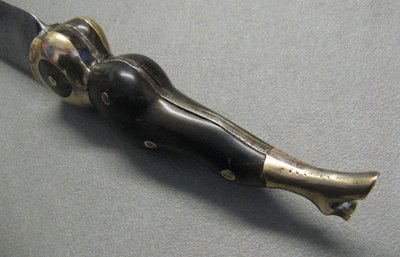 Couteau De Corporation à Corps De Femme XIXe.