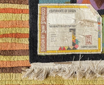 Vintage rug designed by Nini Ferrucci for YSSIMA, 1980s
