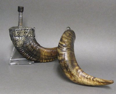 Large Powder Flask. Ottoman Empire.