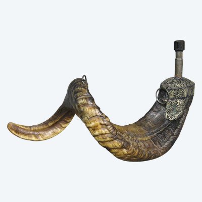 Large Powder Flask. Ottoman Empire.