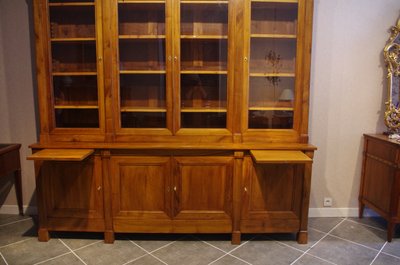 Bücherregal aus massivem Walnussholz