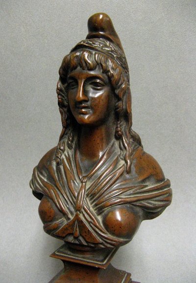 Franc Maçonnerie Buste De Marianne Bronze XIXe. 