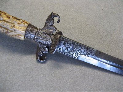 Hunting Dagger. 19th century hunting knife.