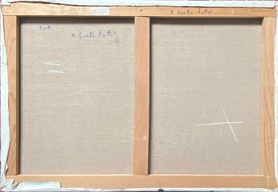 Tableau "Bois de Vincennes" HST M. GUETTA-FATTAL (1922-2009) Fauvisme