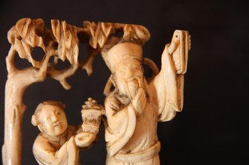 Okimono Chinois, D’époque Fin XIXe / Début XXe Siècle
