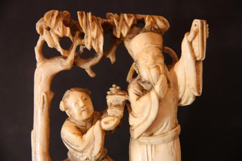 Okimono Chinois, D’époque Fin XIXe / Début XXe Siècle