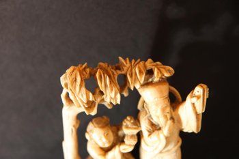 Okimono Chinois, D’époque Fin XIXe / Début XXe Siècle